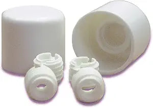 Danco Universal Twister Toilet Caps, Plastic, White, (88877)