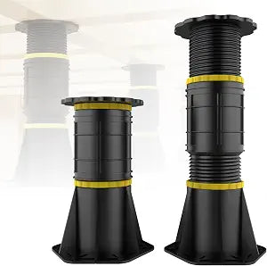 2025 Bed Support Legs, 8.3"- 13.4" Bed Frame Support Legs, Adjustable Height Bed Legs Replacement (2-Pack)