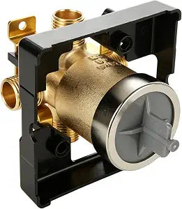Shower Diverter Valve, Brass and ABS, 1/2 Inch