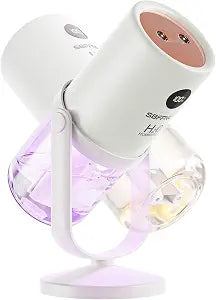 Dual Mist Portable Humidifier, Small Air Humidifiers, Porcelain White