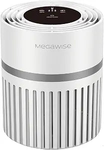 MEGAWISE Compact H13 True HEPA Air Purifier for Bedroom, Office & Pets