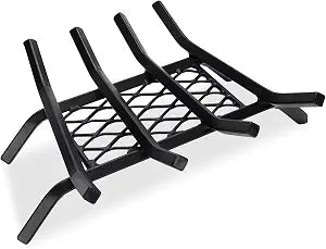Good GAIN Fireplace Grate 15.5in w/Ember Retainer,Fire Log Holder