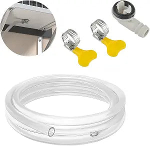 BOJACK 10ft Air Conditioner Drain Hose Kit, 3/5 inch Connector, Universal Mini-Split & Window AC Unit, 10ft Hose, 1 Pack