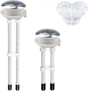 INCREWAY 1 Set 48mm Toilet Water Tank Buttons Kit,Adjustable Dual Flush Toilet Flush Button Replacement,Compatible with TOTO KOHLER American Standard Water Ridge Twfords Geberit