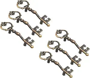 6 Pack Key Drawer Pulls Handles for Kitchen Cabinet Dresser Furniture