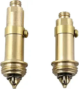 TAODAN 2PCS Basin Waste Easy Pop Up Click Clack Plug Bolt Replacement for Most Sink Barth Tub Basin Drain Stopper