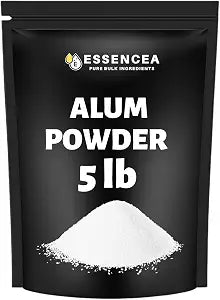 Essencea Alum Powder 5 lb (80 oz) | Pure Potassium Alum (Fitkari/Phitkari) | Food Grade for Pickling, Water Purification & Natural Deodorant