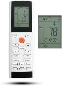 YAC1FB Replacement AC Remote Control Compatible for Gree Trane Air Condtioner YACIFBI YACFB YAC1FB YACIFB6 YACIFBF
