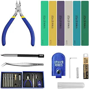 stedi Model Tools Kit for Beginners 14 PCS, Modeler Premium Basic Tools