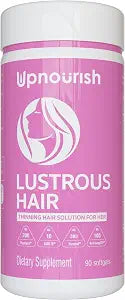 UpNourish Hair Growth Vitamins for Women - Proven Hair Supplement with KERANAT, DHT Blocker PHYTOPIN, Biotin 5000 mcg & SOD, Hair Vitamins for Faster Hair Growth, Hair Loss & Thinning Hair - 90 ct