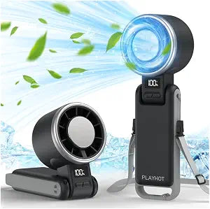 PlayHot Portable Handheld Cooling Fan, Travel Essentials, Gifts for Women