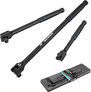 DURATECH 3PCS Breaker Bar Set with Upgrade Black Phosphate Coating