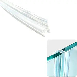 6.5 FT Glass Shower Door Seal Strip Arch Type for 10mm (3/8") Thick Glass