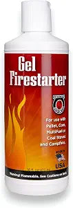 Meeco's Red Devil 416 Gel Firestarter - Fire Starter Gel for Igniting Pellet, Corn & Coal Burning Stoves (16 fl oz) - Made in The USA