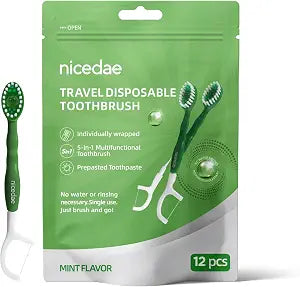 Mini Disposable Toothbrush Bulk with Toothpaste