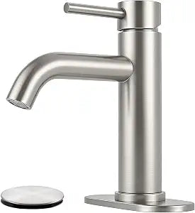 Bathroom Faucet Single Handle Bathroom Sink Faucet Brushed Nickel