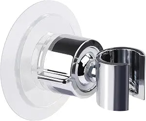 NQEUEPN Adjustable Shower Head Holder, 3 Inches 360 Degree Ball Head Hand Held Shower Head Holder Wall Mount Universal Self Adhesive Shower Head Bracket Holder for Bathroom