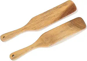 2 Packs 11.2'' Wooden Bed Sheet Tucking Tool, Flat Mattress Lifter Tool Paddle, Relieves Back Pain Strain for Tucking Changing