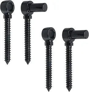 2Pack Gate Hinges Hardware, M16 5/8" Hook and Eye Hinges