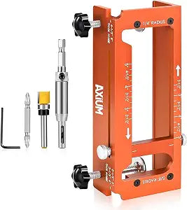 AXIUM Door Hinge Jig, 2.5" to 5" Length and Thicknesses, Adjustable