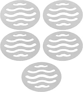 Drain Cover Grates Fit 3.5-inch Dia Drain, Stainless Steel -5pcs