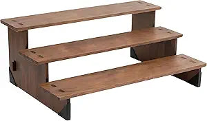 Tiered Wooden Display Riser Stand, Coffee Stand, Spice rack shelf