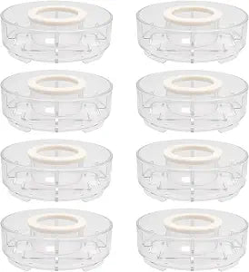 8pcs Stackable Furniture Risers and Non-Slip Bed Raisers
