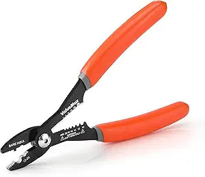 Valuemax 4-in-1 Wire Stripper Tool, Wire Stripper, Wire Crimper, Wire Crimping Tool, Multifunctional Electrician Pliers for Clamping, Stripping, Cutting, Crimping, 10-20 AWG