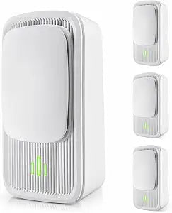 Plug In Air Ionizers - 4 Pack Quiet Small Air Purifier for Home