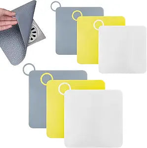 6 Pcs Silicone Tub Stopper Floor Drain Plugs Bathtub Drain Cover Anti-Odor Mat for Kitchen Bath Bathroom Toilet Kitchen and Laundry