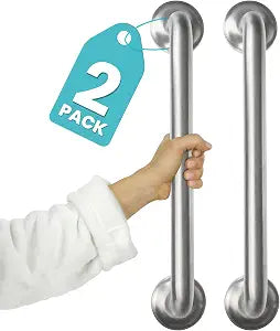 Vive 440lbs Grab Bar for Bathtubs and Showers (2 Pack) - Handicap Bathroom