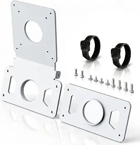 VESA Adapter Plate Bracket Kit for iMac 21.527 Inch Screens, Late 20092020 Models, White Metal VESA Mounting Plate Adapter with 75x75mm /100x100mm, All Screws Included