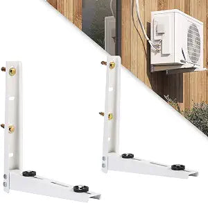Mini Split AC Unit Wall Mounting Bracket, Heavy Duty Brackets for Outdoor Ductless Air Conditioners, HVAC, Compressor, Heat Pump (7000-15000BTU)