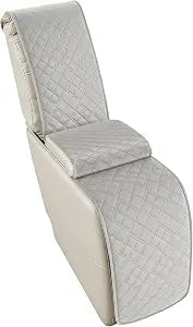 Arfntevss Recliner Sectional Couch Covers for Reclining Sectional L Shape Sofa Cover Non Slip Washable Recliner L Shaped Slipcover Middle Console Protector (1 Console Cover, Light Gray)