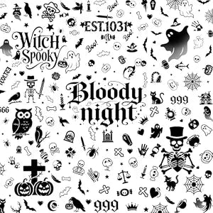 1000+ Pcs Halloween Temporary Tattoos for Kids Adults