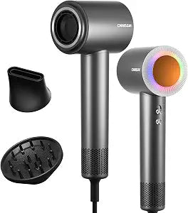 Negative Ionic Care Hair Dryer,High-Speed Blow Dryer(Black Gray)