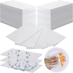 Sawysine 100 Pack Eraser Sheets Melamine Sponge Disposable Foam Pads