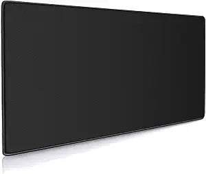 XXL Professional Large Mouse Pad & Computer Game Mouse Mat (35.4x15.7x0.12IN, 90x40 Black)