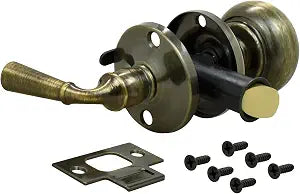 Nuk3y Storm Series Solid Brass Screen Storm Door Latch (Antique Brass)