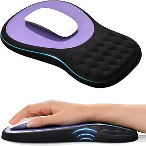 EooCoo Massage Ergonomic Mouse Pad with Dual-Slope Design Wrist Rest