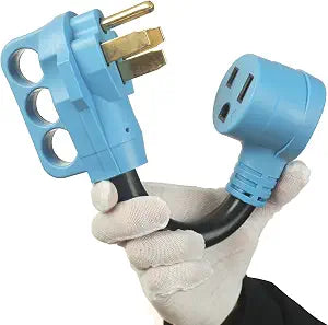 RV Plug 50 Amp to Welder Power Adapter NEMA 14-50P to 6-50R,8/3 AWG
