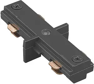 WAC Lighting H Track 120V Straight I-Connector to Join Two Tracks Together for H Style 3-Wire Track Systems in Black