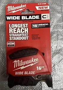 Milwaukee Tape MEAS Wide Blade MAG 16FT 48-22-0216M