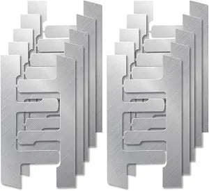10 Pack Switch Box Support Electrical F Clips Mounting Straps Grip-Lock Old Work Straps and Support for Use With Boxes With Plaster Ears (10 Pcs)