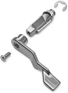 Chute Door Thumb Trigger Handle - For both Bottom and Side Hinged Trash and Laundry Stainless Steel Intake Doors. Perfect Parts for Wilkinson and Other Manufactured Hardware companies. (Galvanized)