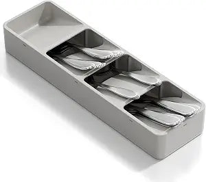Li & Zhao Silverware Organizer for Drawer - Utensil Drawer Organizer Compact Utensil Organizer Silverware Tray Cutlery Organizer Spoon Drawer Kitchen for Kitchen, Office, Bathroom, Living room