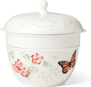 Lenox Butterfly Meadow 3-Piece Stackable Bowl Set, 3.05 LB, Multi