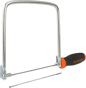 JORGENSEN Pro Coping Saw Set with 2 Replacement Blades, 6-1/2 Inch