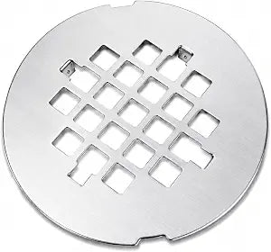 Round Shower Drain Cover 4.25 Inch Snap-in Shower Drain Replacement