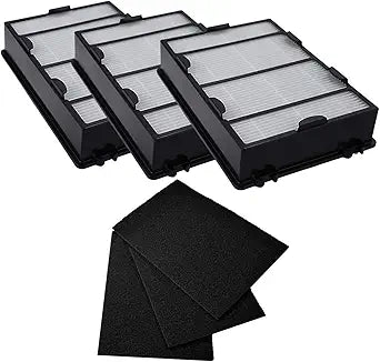 Hoypeyfiy 3 Pack HAPF600 Replacement Filter B with 3 Carbon Pre-Filters, Compatible with Holmes HAP615 HAP625 HAP650 HAP675RC HAP725 HAP750 Air Purifiers, Air Purifier Filter Replacement Parts
